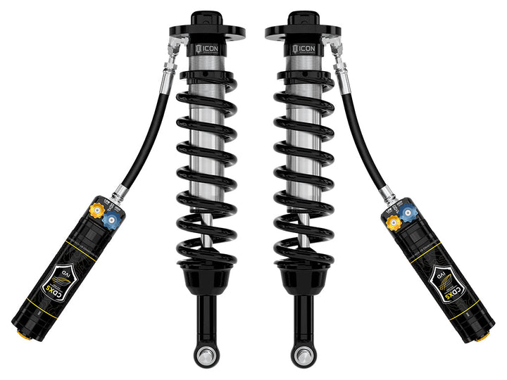 ICON 2025-2026 Toyota 4Runner 4WD 1.25-3" Lift Front 2.5 Coilover Kit Remote Res w/CDXS