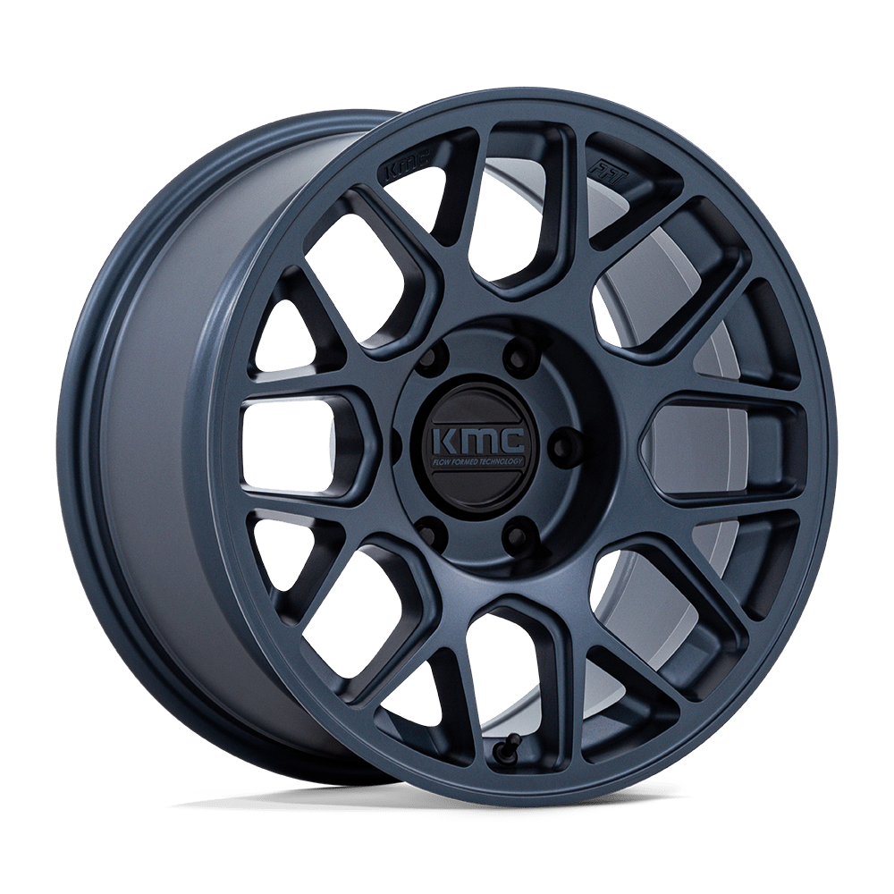 KMC KM730 Hatchet Wheel - Metallic Blue