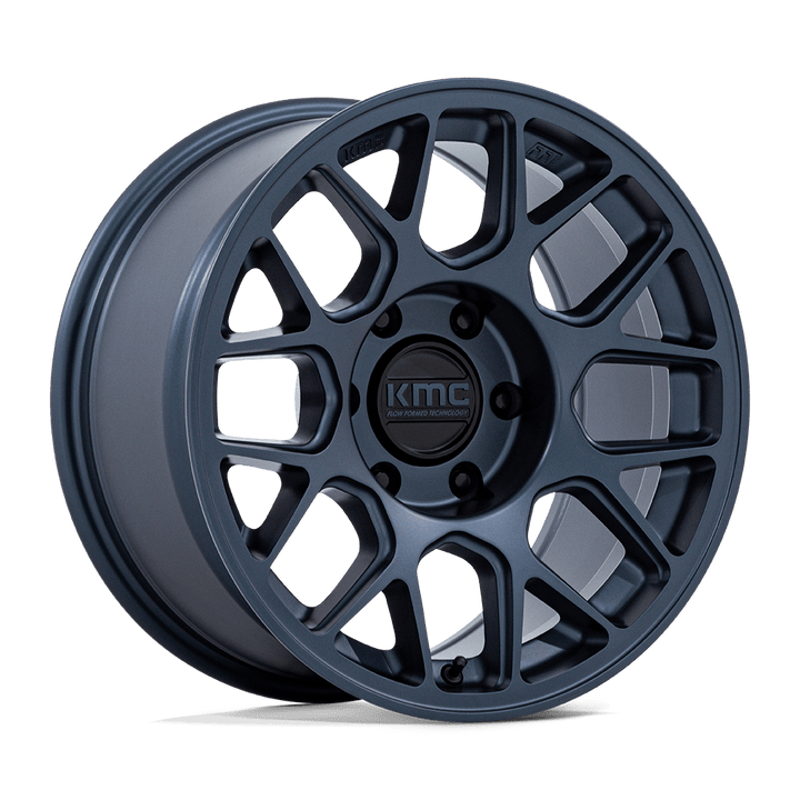 KMC KM730 Hatchet Wheel - Metallic Blue