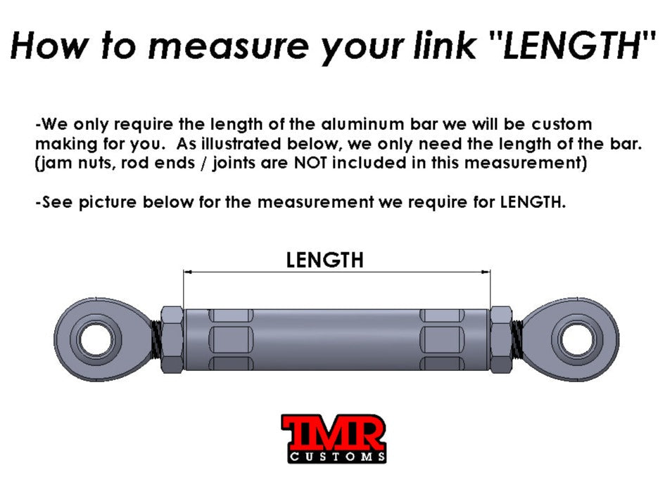 TMR Customs 7075 Aluminum Links - 1" Diameter