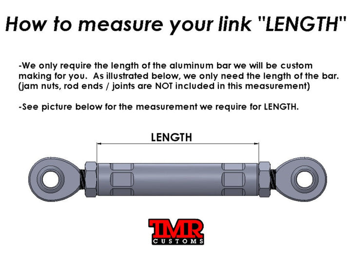 TMR Customs 7075 Aluminum Links - 1" Diameter