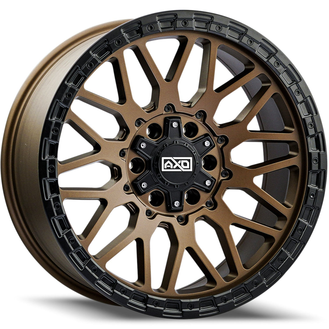 AXD Offroad AS3 | 20x9 | 8 On 170 | Offset 0 | Satin Bronze with Black Lip | SKU AS3290867+00BR