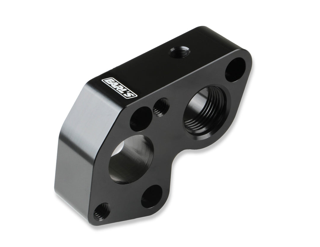Earl's Electric Water Pump Block Adapters - Pair - Fits GM LS Engines | SKU LS0025ERL