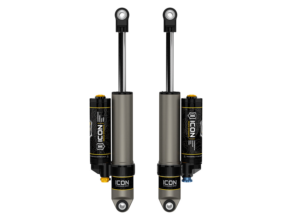 ICON 2019-2026 Silverado/Sierra 1500 0-2" Lift Rear VS 2.5 Shocks Piggyback w/CDXS Pair