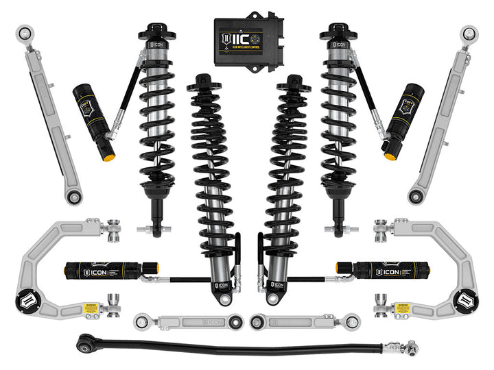 ICON 2021-2026 Ford Bronco Non-Sasquatch 3-4" Lift Stage 8 Suspension System Billet