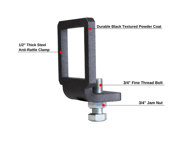 BulletProof 3" Anti-Rattle Clamp (3ANTIRATTLE)
