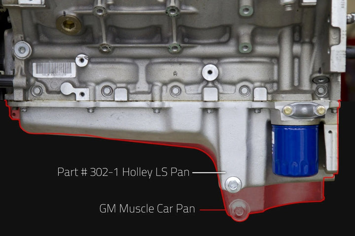 Holley GM LS Swap Oil Pan | SKU 302-1