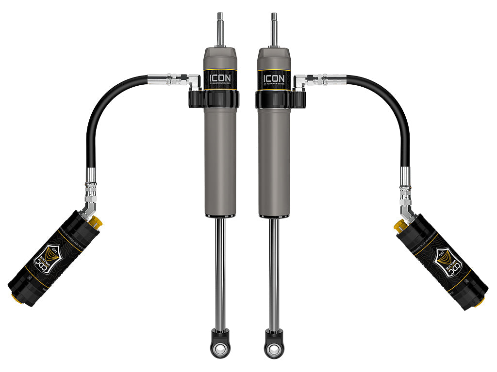 ICON 2024-2026 Toyota Tacoma 0-1" Lift Rear VS 2.5 Aluminum Shocks Remote Res w/CDCV Pair