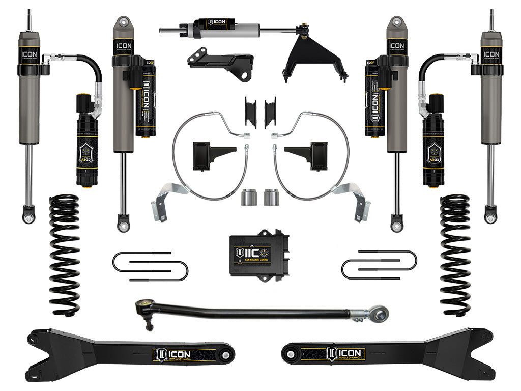 ICON 2023-2026 Ford F-250/350 Super Duty 4WD Diesel 4.5" Lift Stage 8 Suspension w/Radius Arms