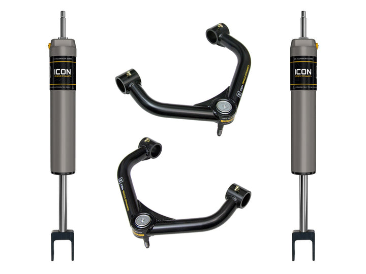 ICON 2011-2019 GM 2500/3500 HD 0-2" Lift VS 2.5 Aluminum Shock System Internal Res Tubular