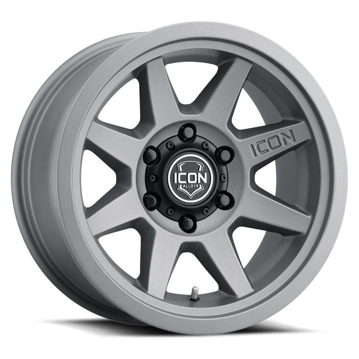 ICON Alloys Rebound SLX Charcoal 17x8.5 6x135 6mm Offset 5" BS (1917856350CH)