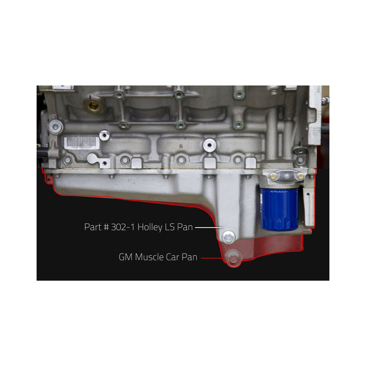 Holley GM LS Swap Oil Pan | SKU 302-1