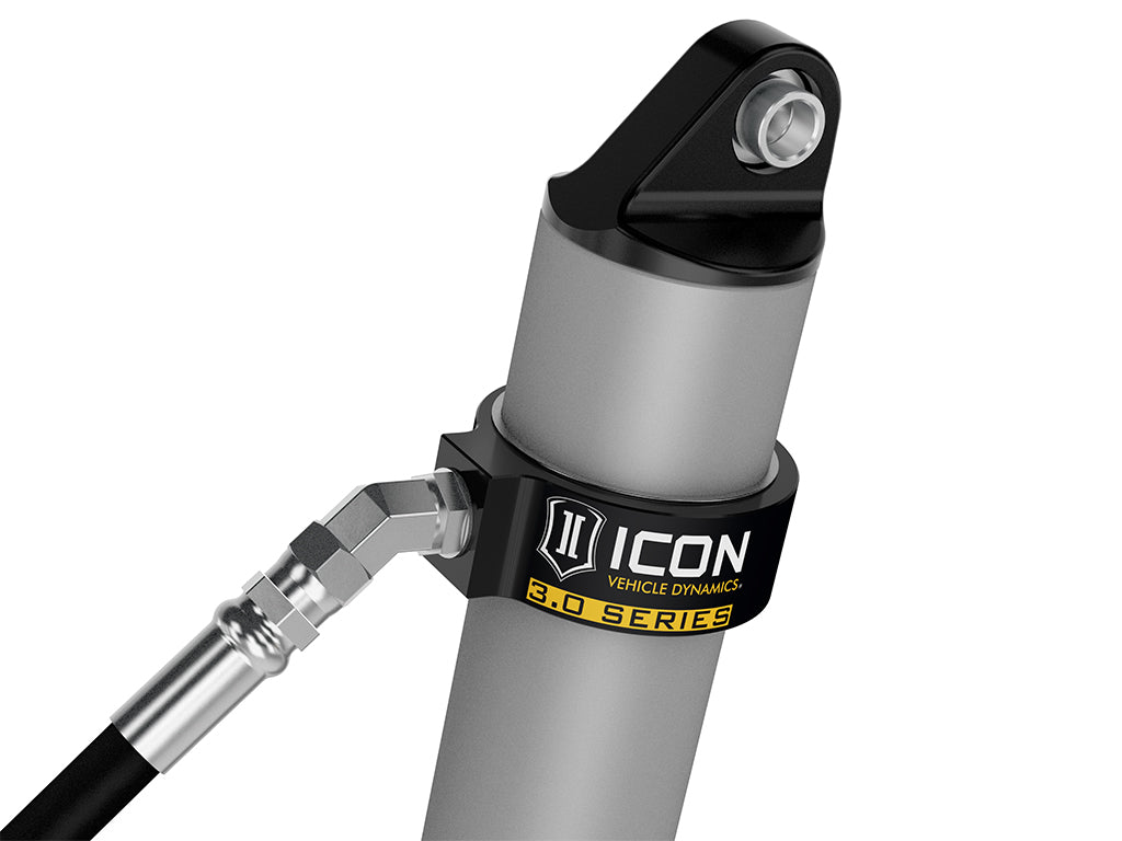 ICON 2005-2026 Ford Super Duty 0-3" Lift Rear VS 3.0 Shocks Remote Reservoir w/ CDCV Pair