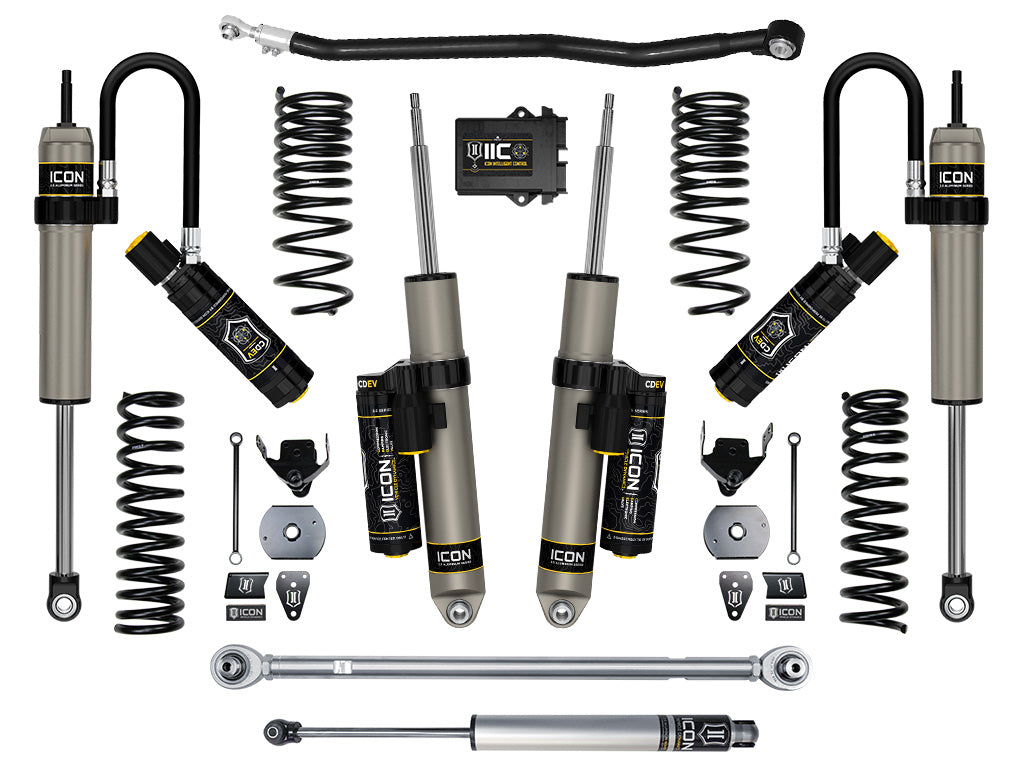 ICON 2014-2026 Ram 2500 4WD Diesel Coil Spring Rear 4.5" Lift Stage 5 Suspension w/Performance Rear Coil Springs