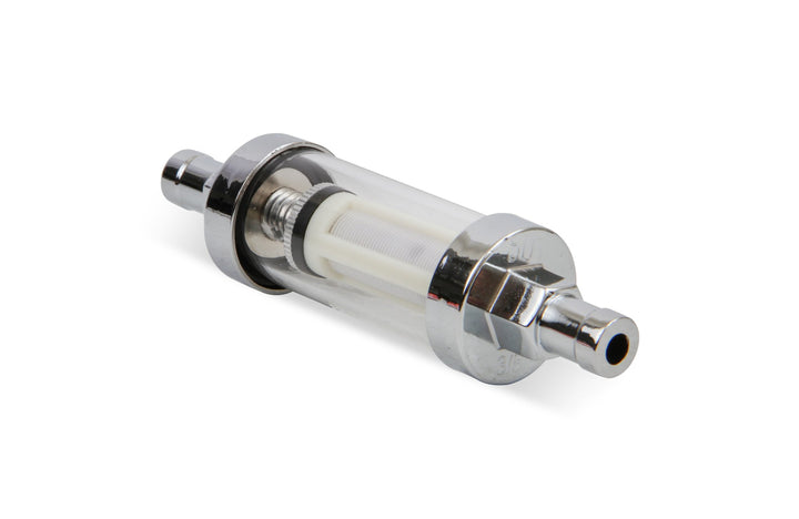 Mr. Gasket Clearview Inline Fuel Filter - 3/8 Inch | SKU 9748