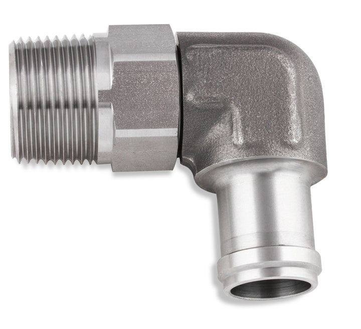 Earl's 90 Degree 3/4" Hose to 1/2" NPT Male Elbow - with Swivel | SKU SS988413ERL