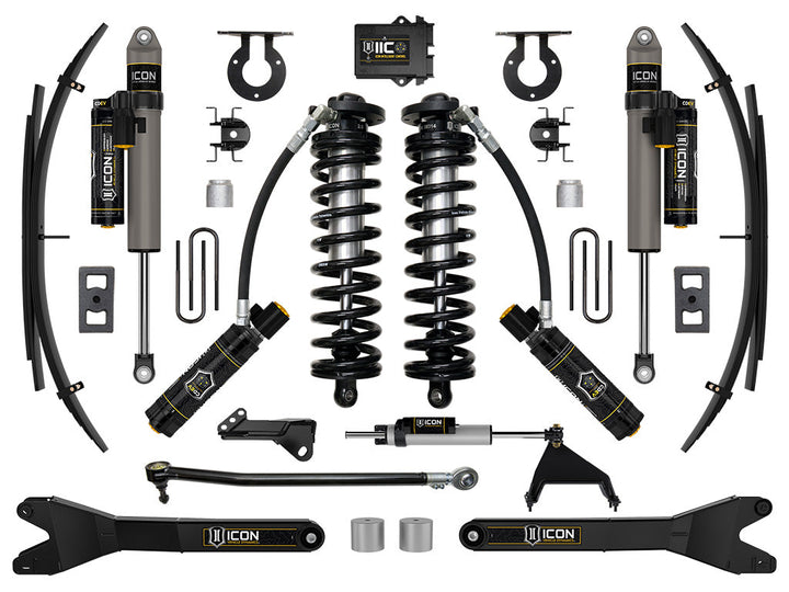 ICON 2023-2026 Ford F-250/350 Super Duty 4WD 2.5-3" Lift Stage 6 Coilover Conversion w/Radius Arms & Expansion Packs