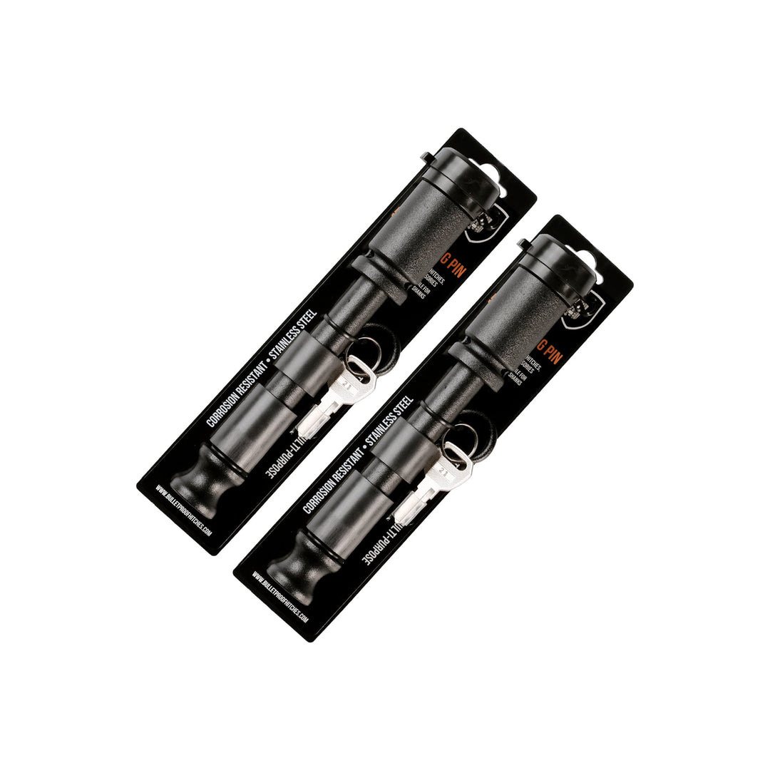BulletProof Black Ops 5/8" Locking Pin 2-Pack Keyed Alike (BLACKBPLP2)