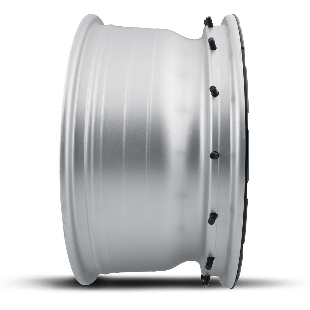 ICON Alloys Hammer Pro Silver Machined 17x8.5 5x5 -6mm Offset 4.5" BS (21017857345SM)