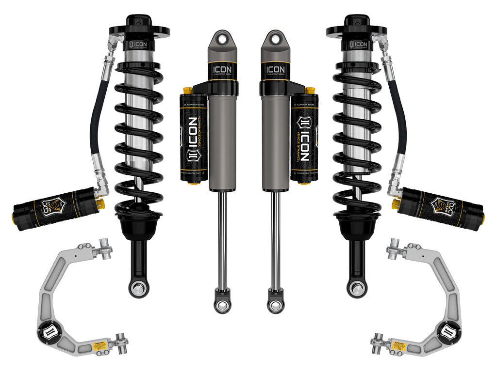 ICON 2021-2026 Ford F-150 Tremor 2.5-3" Lift Stage 4 Suspension System Billet CDCV