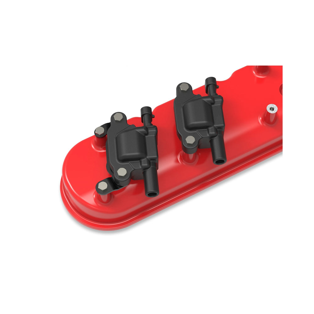 Holley Offset Coil bracket - Holley Valve Covers - GM LS - Black | SKU 561-132