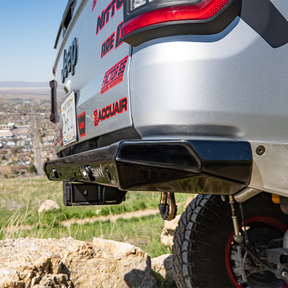 Savvy Rear Bumper (Legacy OG High Clearance Aluminum) - 2020-2026 Jeep JT