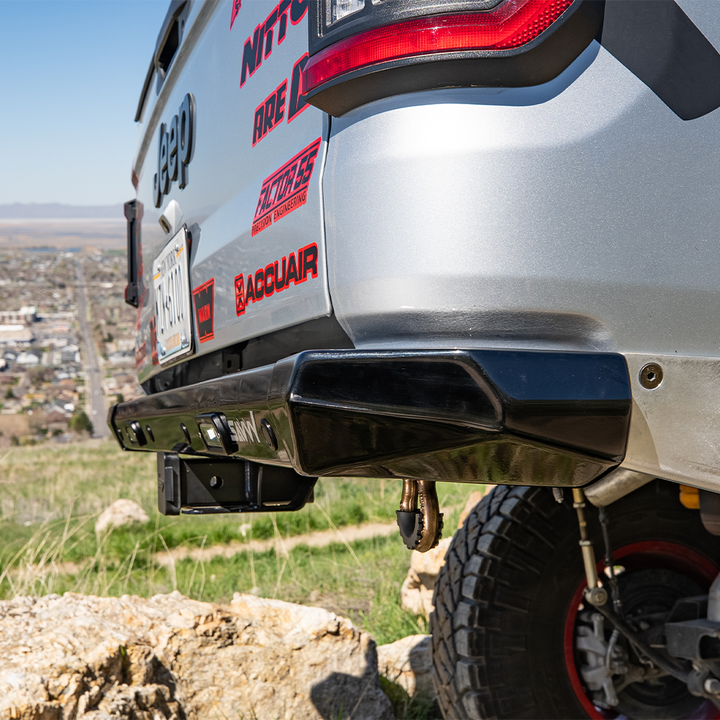 Savvy Rear Bumper (Legacy OG High Clearance Aluminum) - 2020-2026 Jeep JT