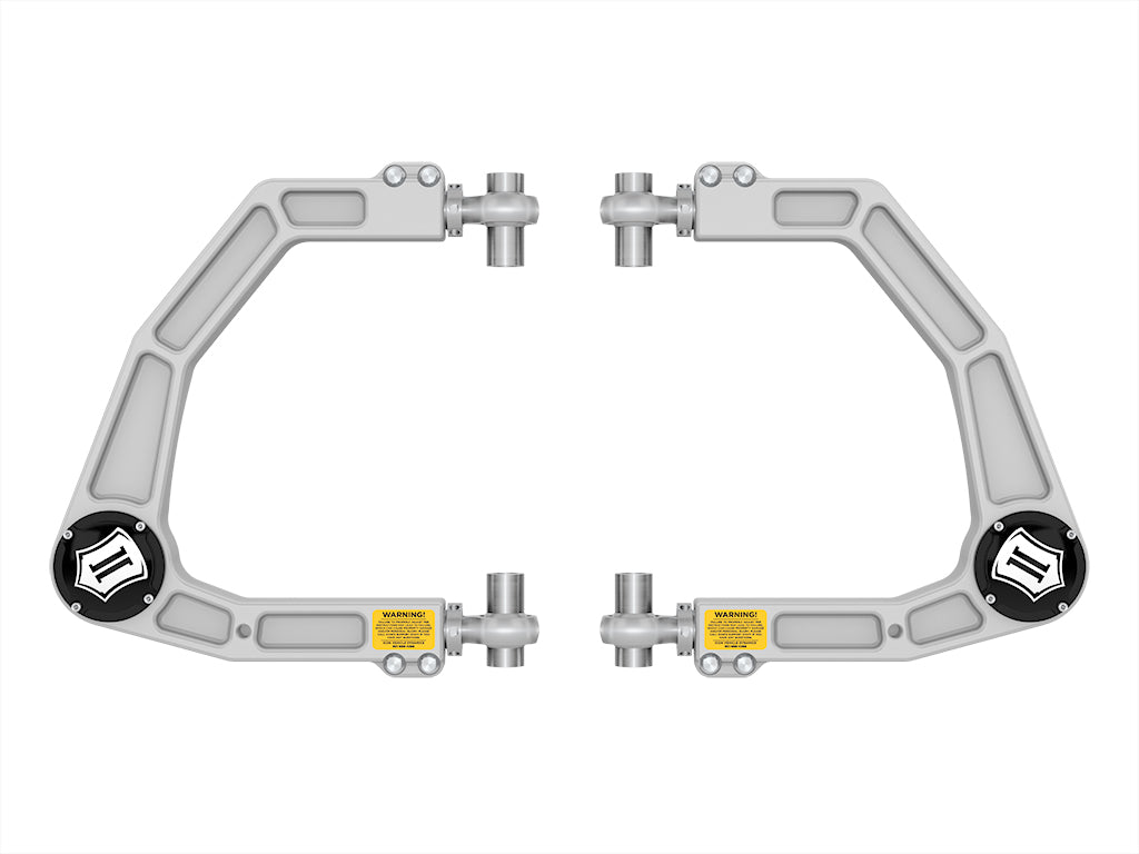 ICON 2022-2026 Toyota Tundra/2023-2026 Sequoia Billet Upper Control Arm Kit w/Delta Joint Pro