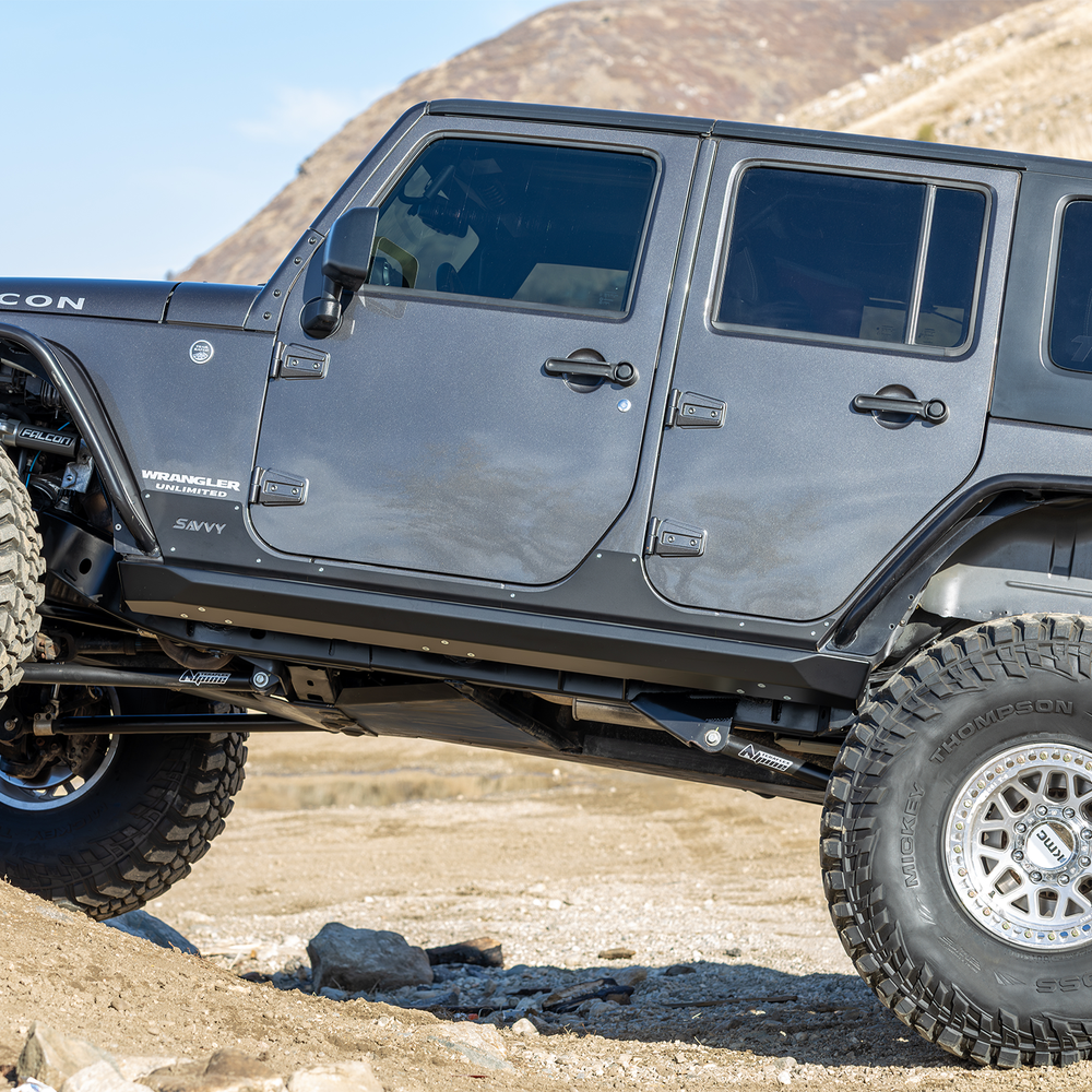 Savvy Rock Sliders Krawler Lite (Bolt On) - 2007-2018 Jeep JKU