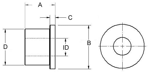 Bushing Halves Synergy MFG | SKU 8566-12