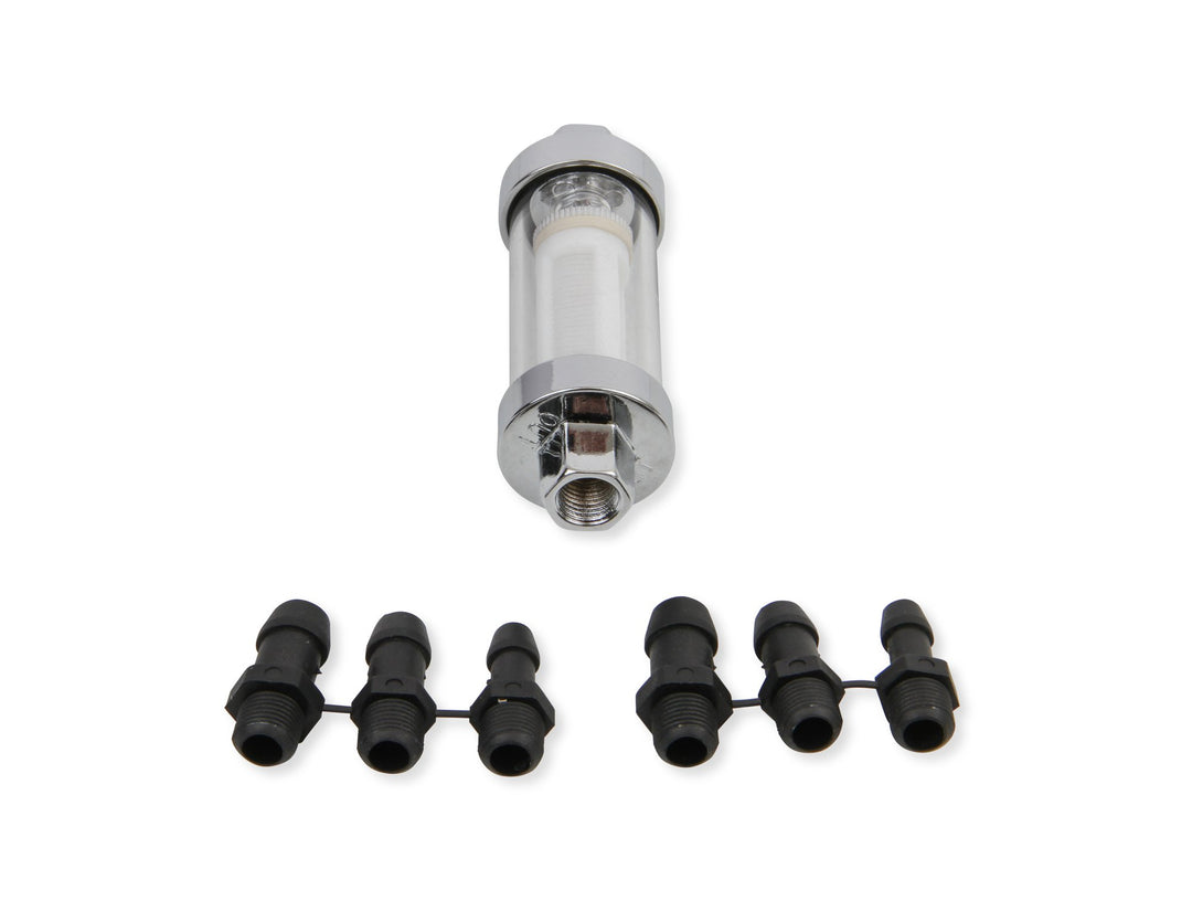 Mr. Gasket Clearview Inline Fuel Filter | SKU 9706