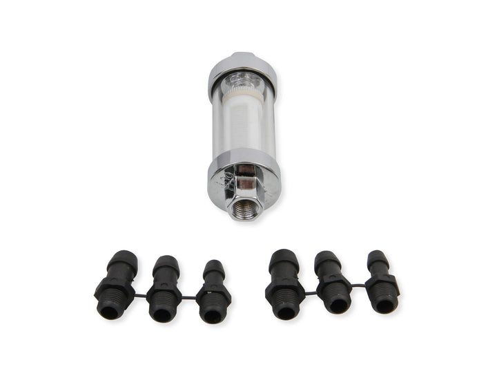 Mr. Gasket Clearview Inline Fuel Filter | SKU 9706