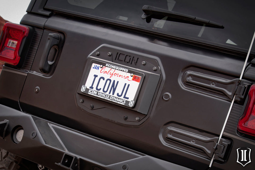 ICON Impact Armor 2018-Up Jeep Wrangler JL Spare Tire Delete (25170)