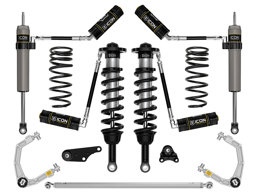 ICON 2025-2026 Toyota 4Runner 4WD Hybrid 1.75-3" Lift Stage 6 2.5 Suspension System Billet