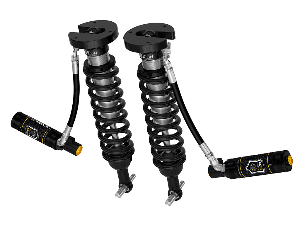 ICON 2019-2026 Silverado/Sierra 1500 1.5-3.5" Lift Front VS 2.5 Coilovers Ext Travel Remote Res w/CDEV Pair