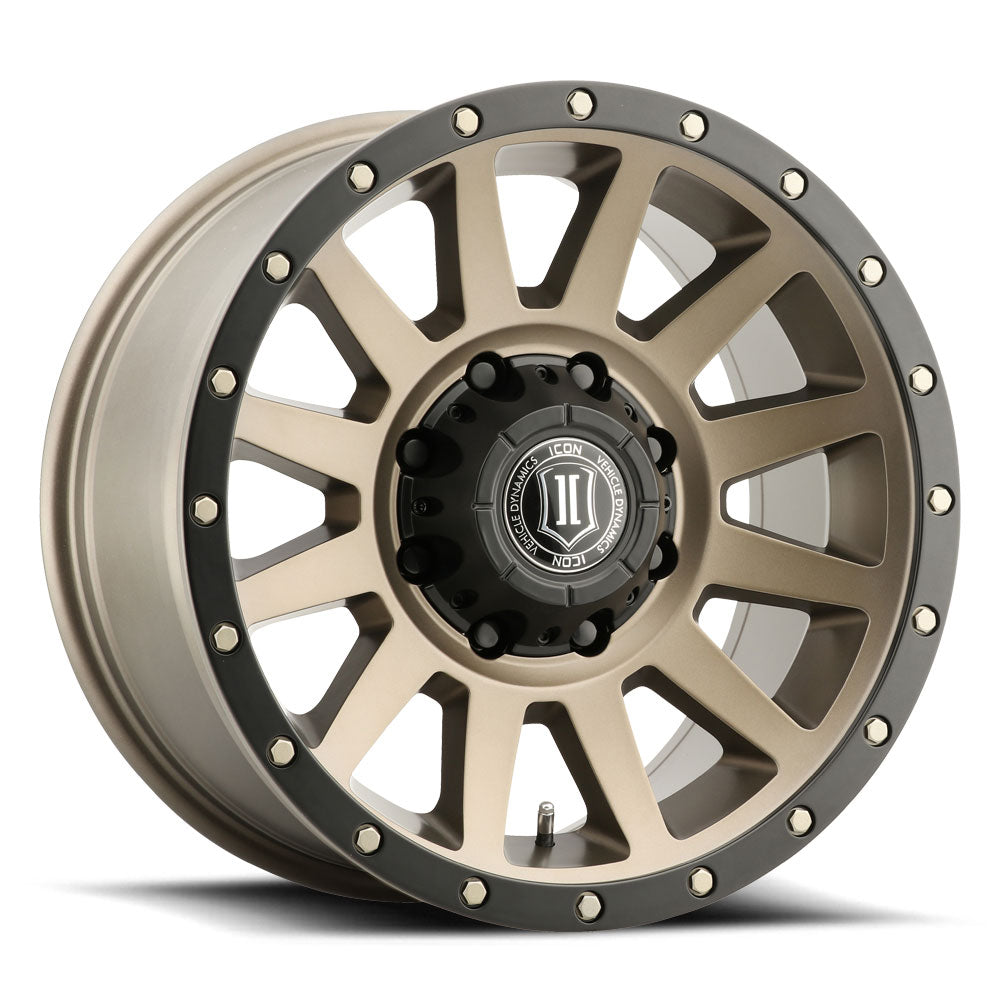 ICON Alloys Compression HD Bronze 18x9 8x6.5 12mm Offset 5.5" BS (2018908055BR)