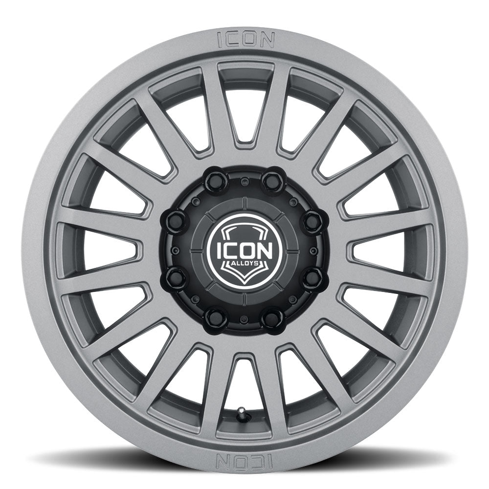 ICON Alloys Recon SLX Charcoal 18x9 8x180 12mm Offset 5.5" BS (3618908955CH)