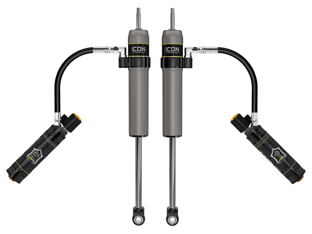 ICON 2024-2026 Toyota Tacoma 0-1" Lift Rear VS 2.5 Aluminum Shocks Remote Res w/CDEV Pair