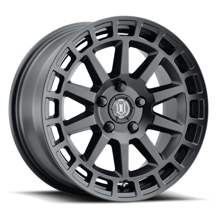 ICON Alloys Journey Satin Black 17x8 5x4.5 38mm Offset 6" BS (7117806560SB)