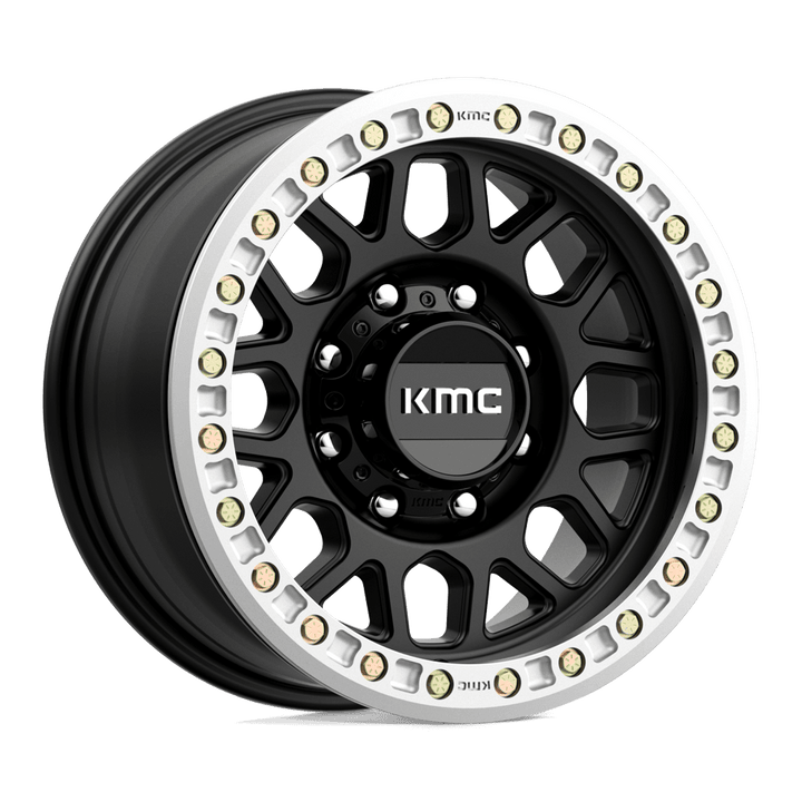 KMC KM234 Grenade Desert Beadlock Wheel - Satin Black