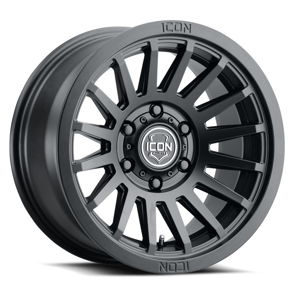 ICON Alloys Recon SLX Satin Black 18x9 6x5.5 0mm Offset 5" BS (3618908350SB)