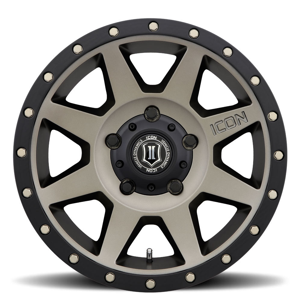 ICON Alloys Rebound Bronze 18x9 5x150 25mm Offset 6" BS (1818905560BR)
