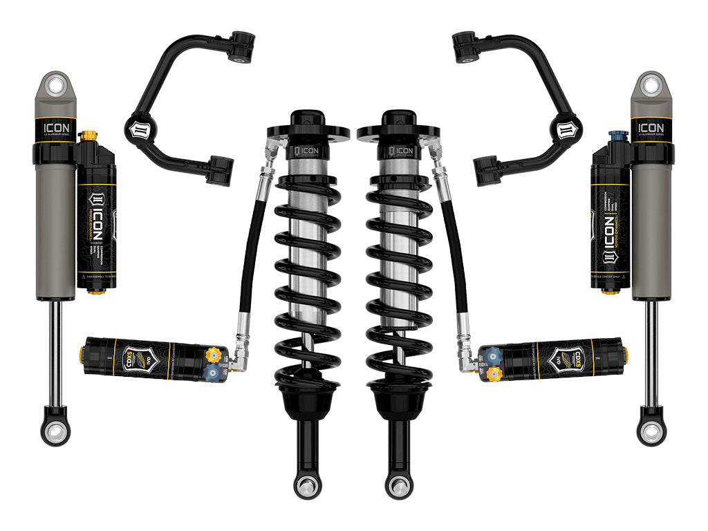 ICON 2021-2026 Ford F-150 4WD 2.75-3.5" Lift Stage 4 Suspension System Tubular CDXS