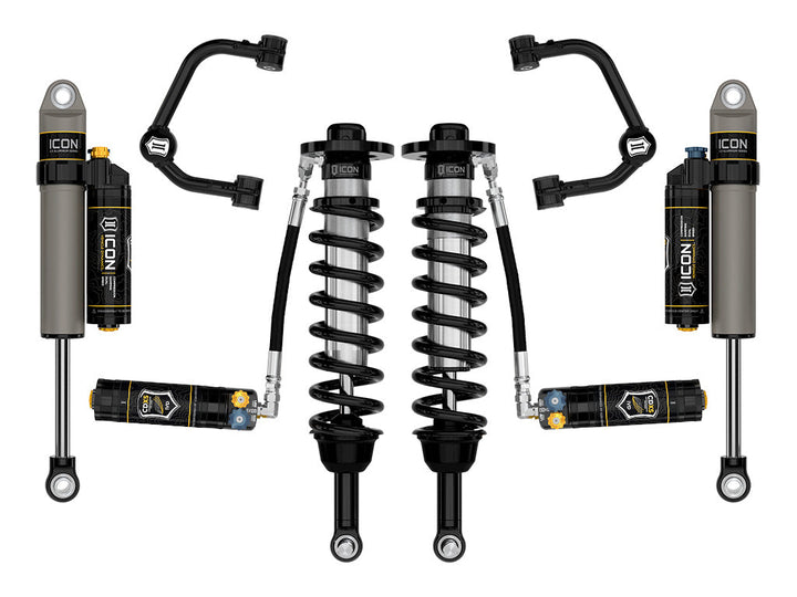 ICON 2021-2026 Ford F-150 4WD 2.75-3.5" Lift Stage 4 Suspension System Tubular CDXS