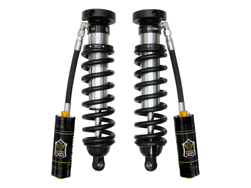 ICON 1996-2002 Toyota 4Runner 0-3" Lift Front VS 2.5 Coilovers Ext Travel Remote Res w/CDCV