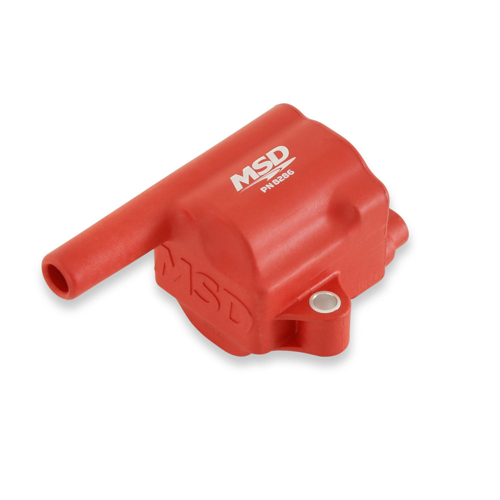 MSD Ignition Coil - Pro Power Series - GM LS Truck Style - Red - 8-Pack | SKU 82868
