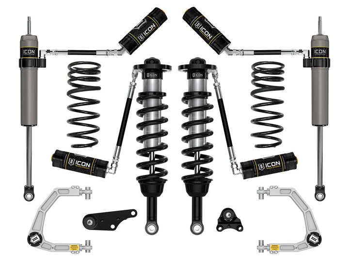 ICON 2024-2026 Toyota Tacoma 1.25-3" Lift Stage 4 Suspension Billet Overland Rear Springs