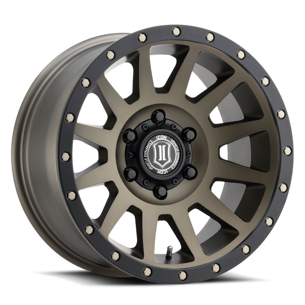 ICON Alloys Compression Bronze 17x8.5 5x5 -6mm Offset 4.5" BS (2017857345BR)