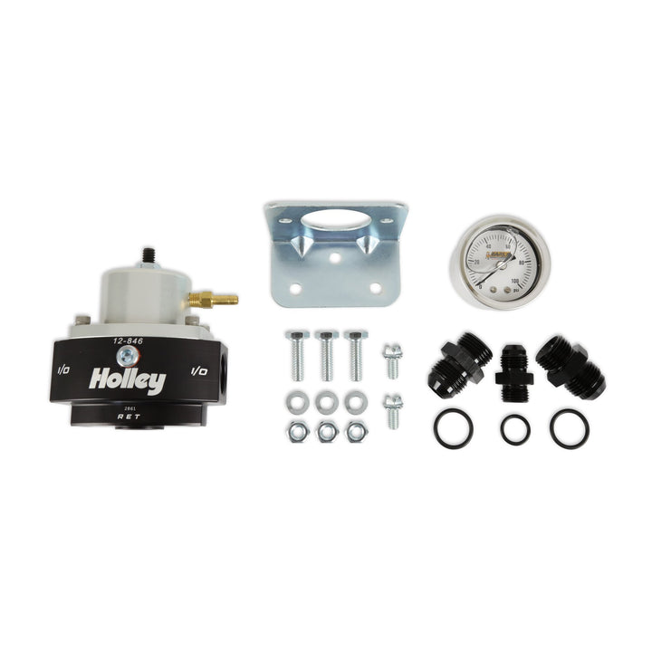 Holley EFI Billet Bypass Fuel Pressure Regulator Kit | SKU 12-846KIT