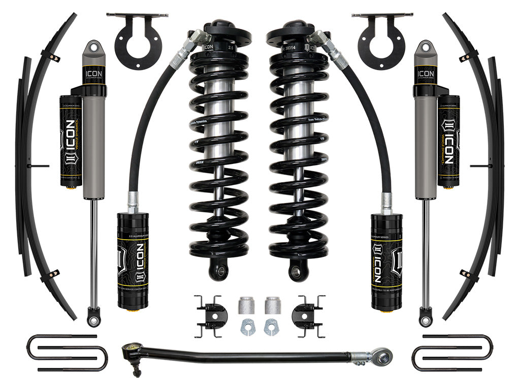 ICON 2017-2023 Ford F-250/350 Super Duty 4WD 2.5-3" Lift Stage 3 Coilover System w/Expansion Packs